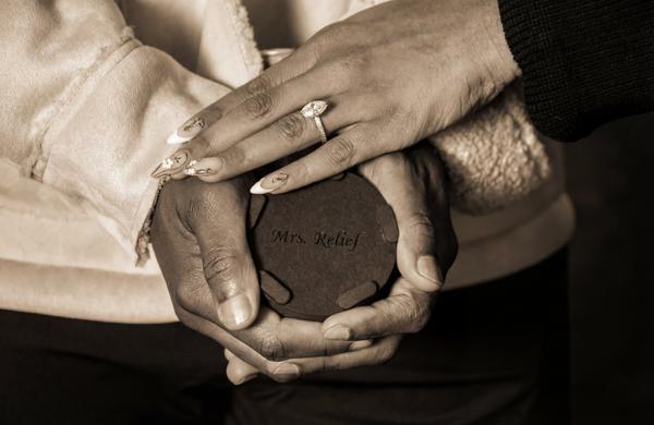 Mrs. Relief ring box